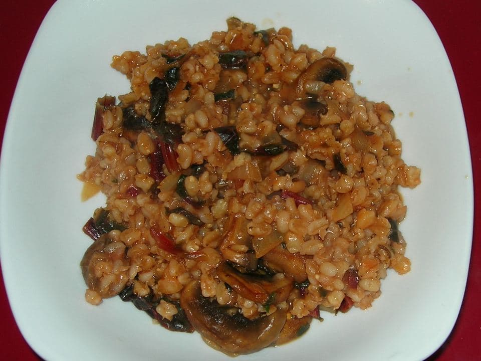 Arpacaș cu ciuperci și legume