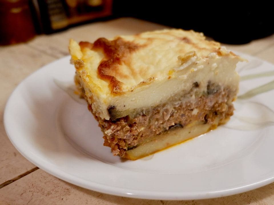 Musaca de cartofi cu carne de vită