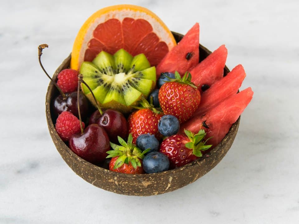 Salată de fructe cu semințe de chia