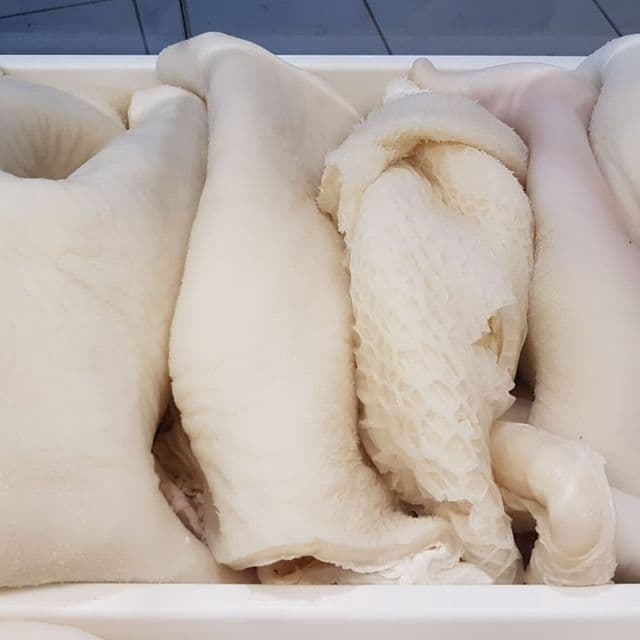 Burtă de vită curățată
