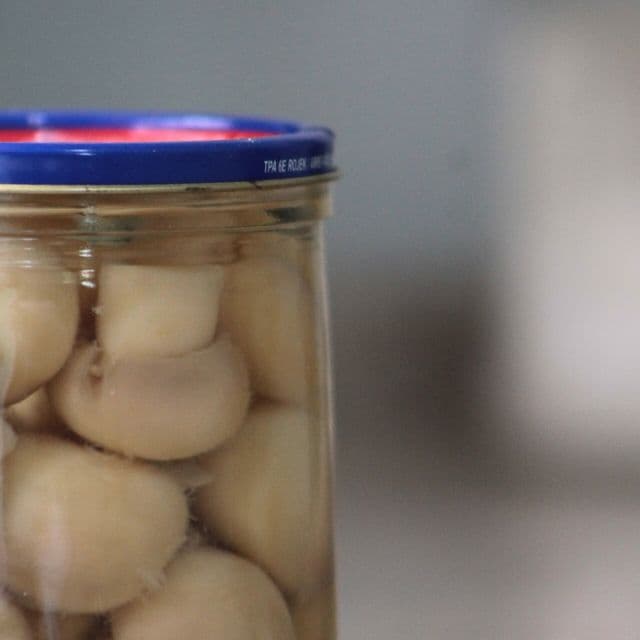 Ciuperci champignon (conservă, scurse)